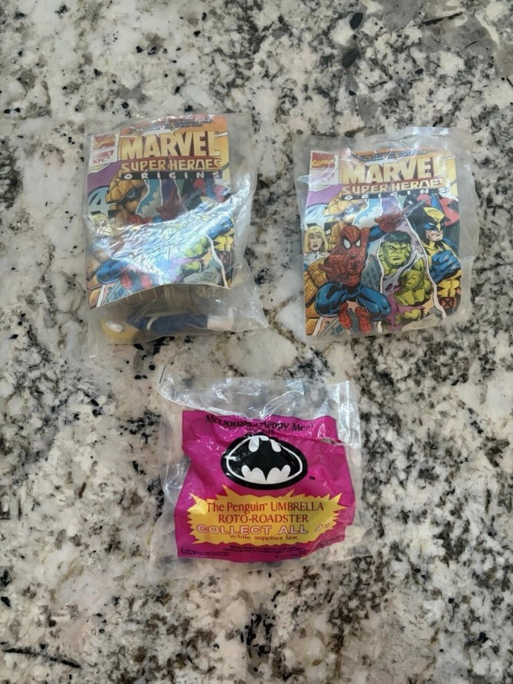 1991 1997 KFC McDonald's Toys Batman Marvel